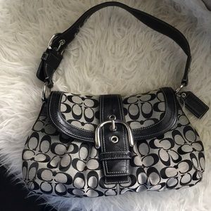 NEW Coach signature canvas purse